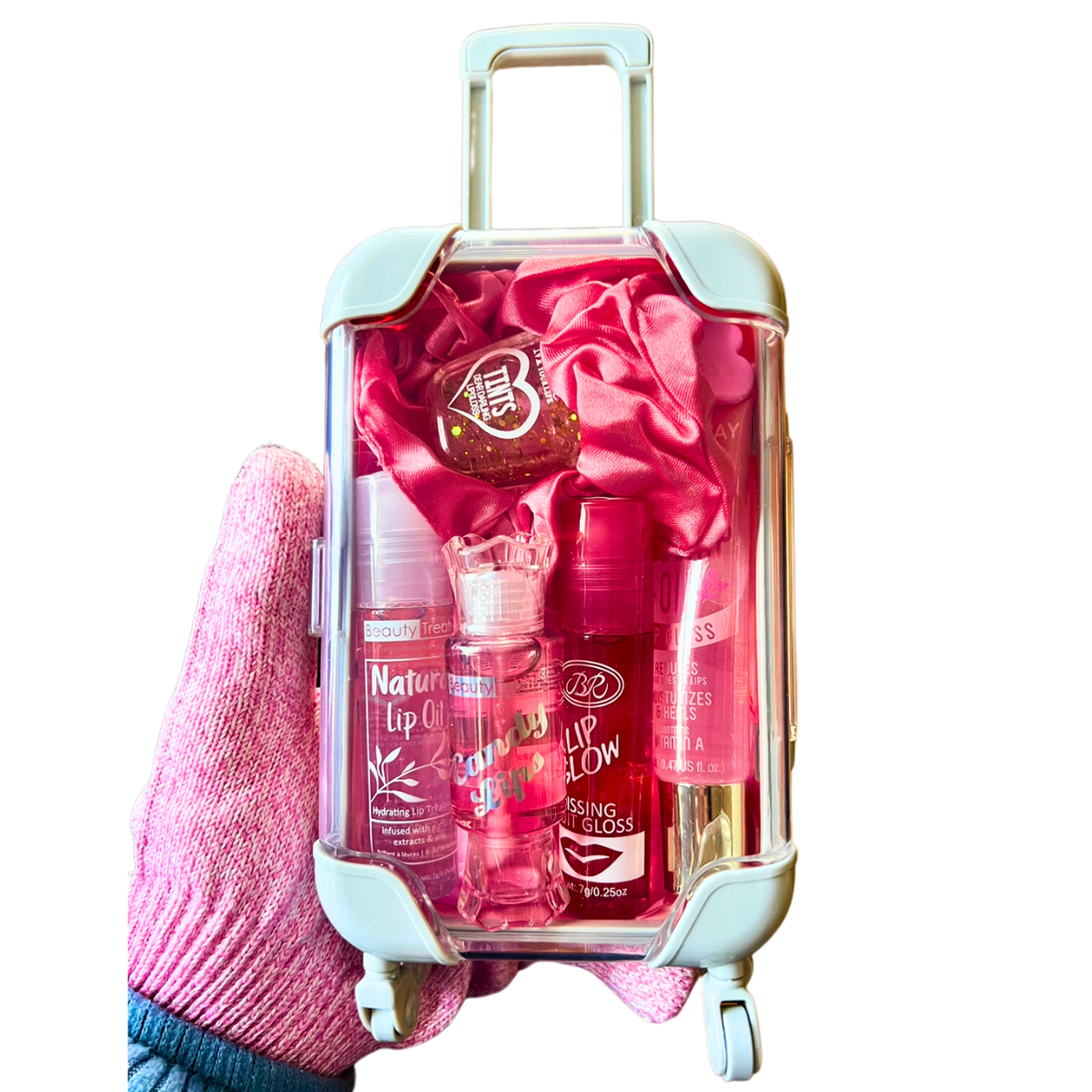 Mini Suitcase Lipgloss Bundle