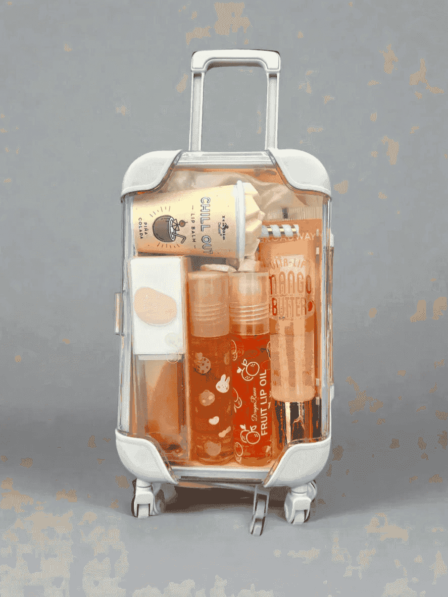 Mini Suitcase Lipgloss Bundle Orange
