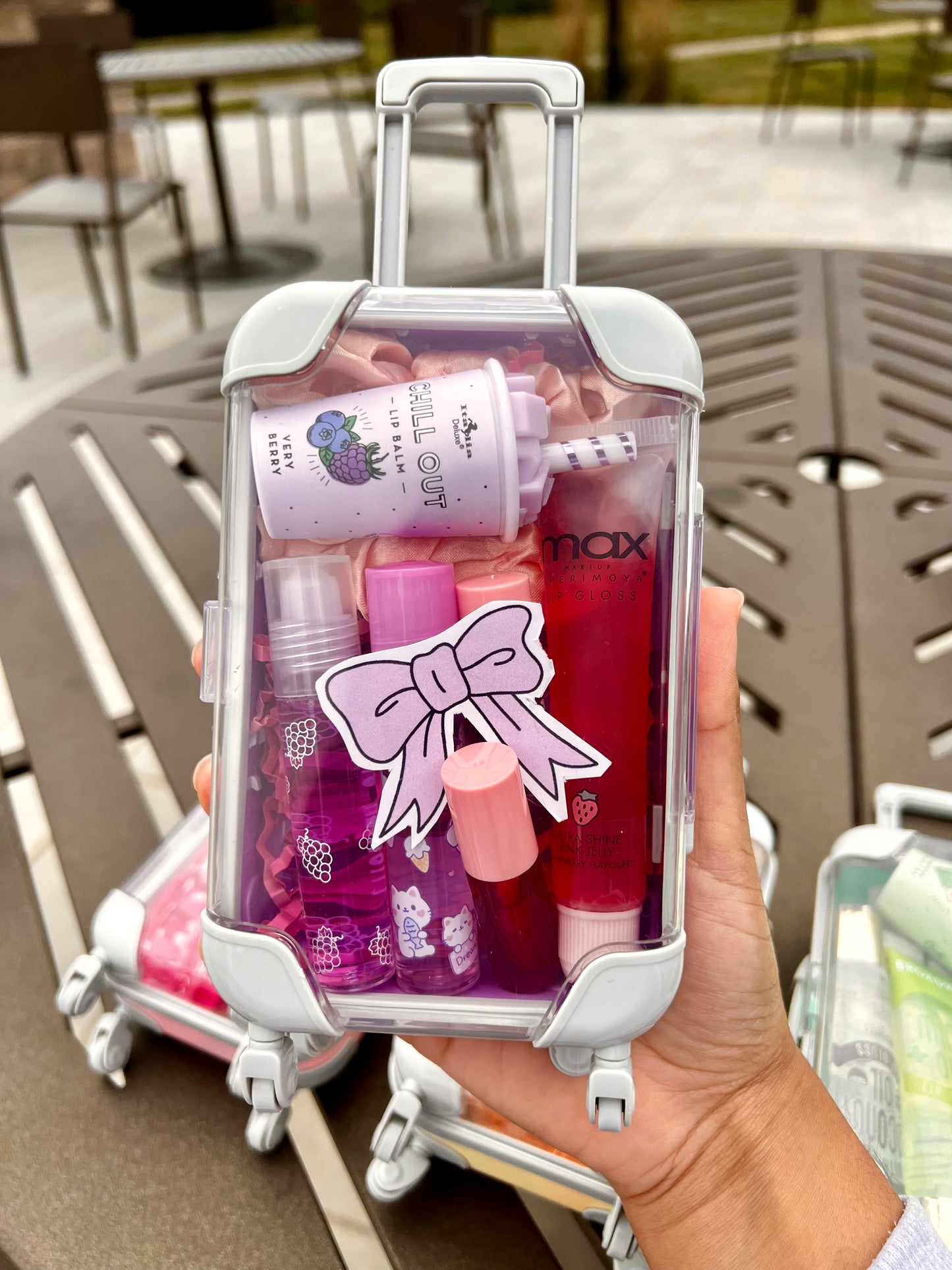 Mini Suitcase Lipgloss Bundle