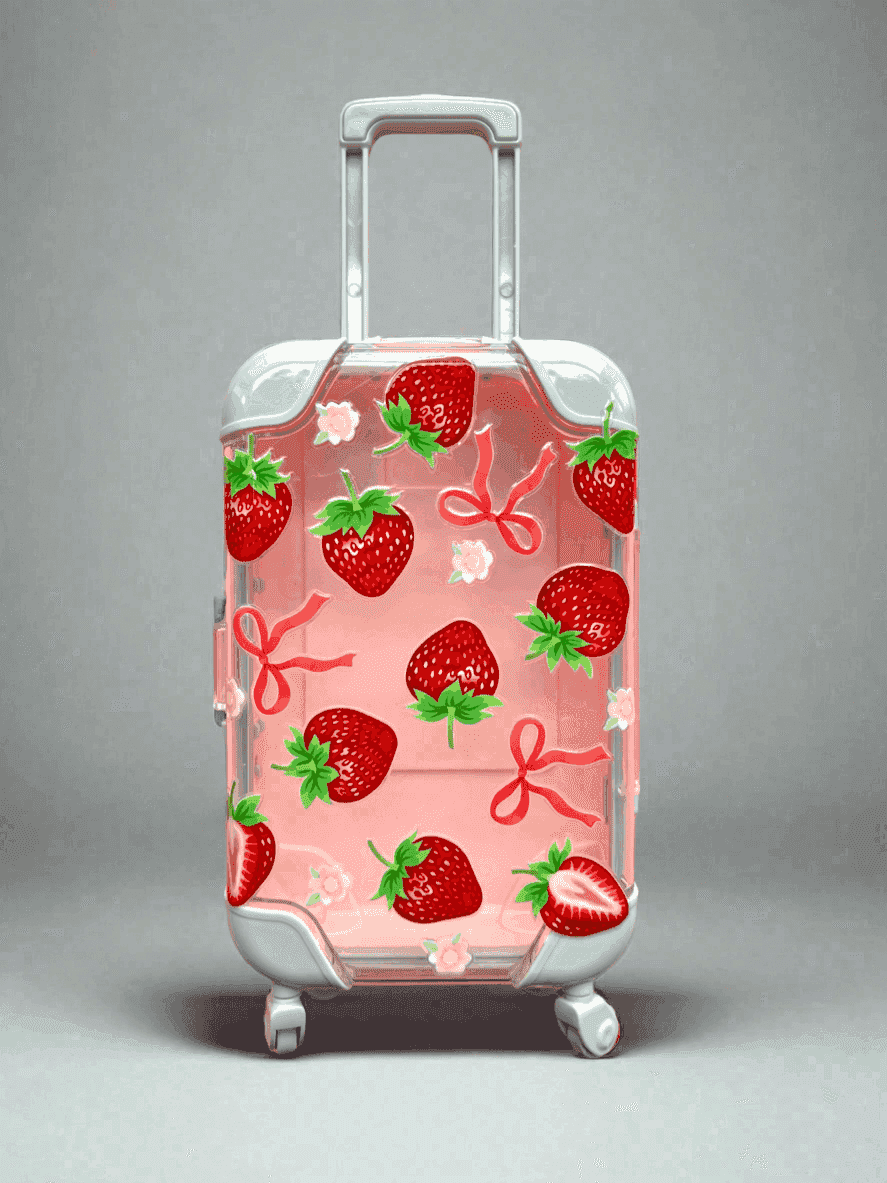 Strawberry Mini Suitcase