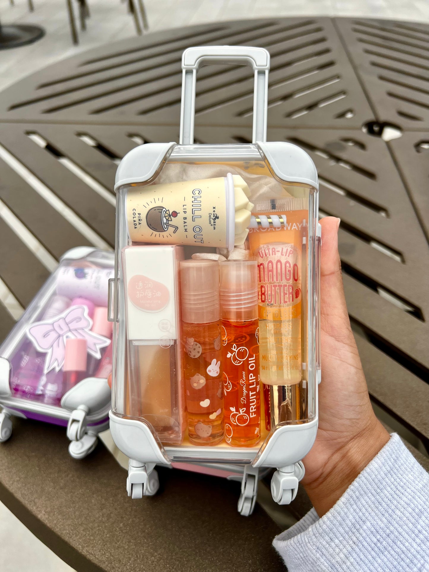 Mini Suitcase Lipgloss Bundle