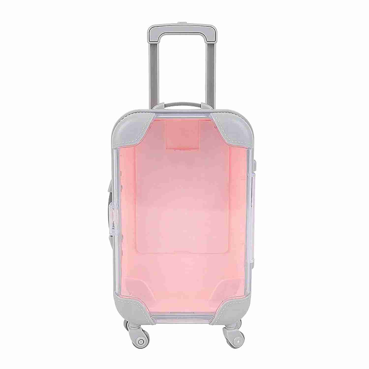Colorful Mini Suitcase Travel Case Pink