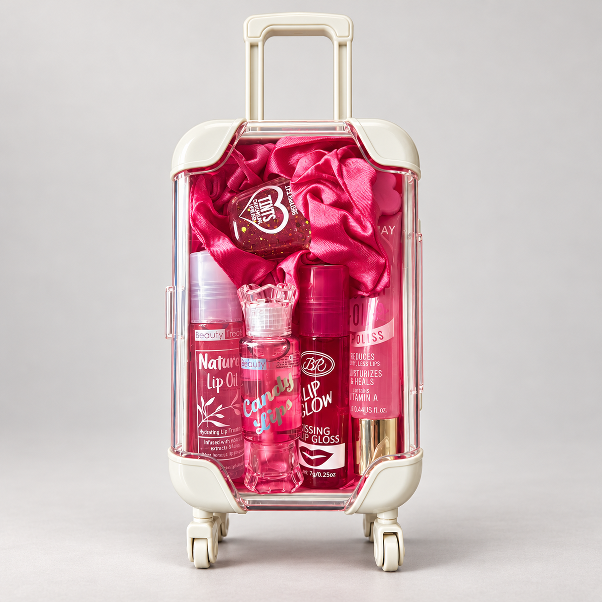 Mini Suitcase Lipgloss Bundle