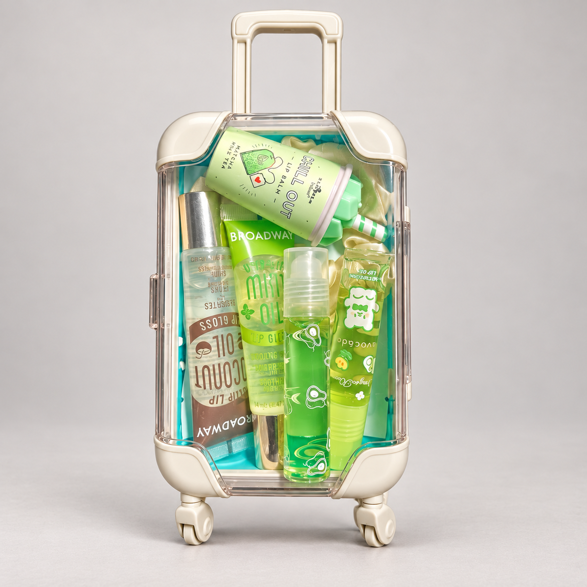 Mini Suitcase Lipgloss Bundle
