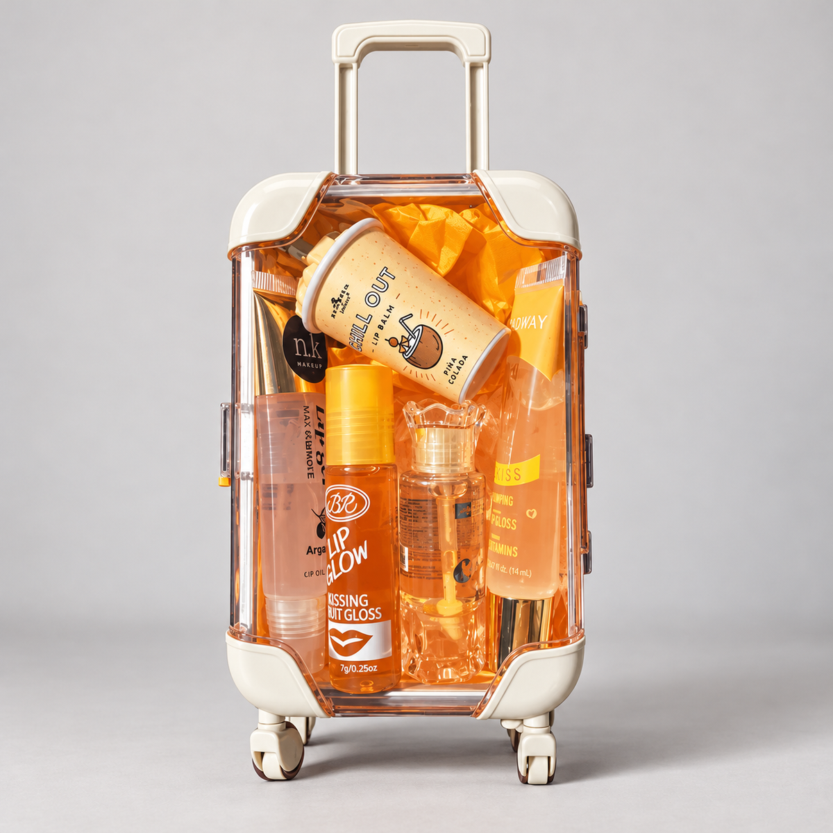 Mini Suitcase Lipgloss Bundle