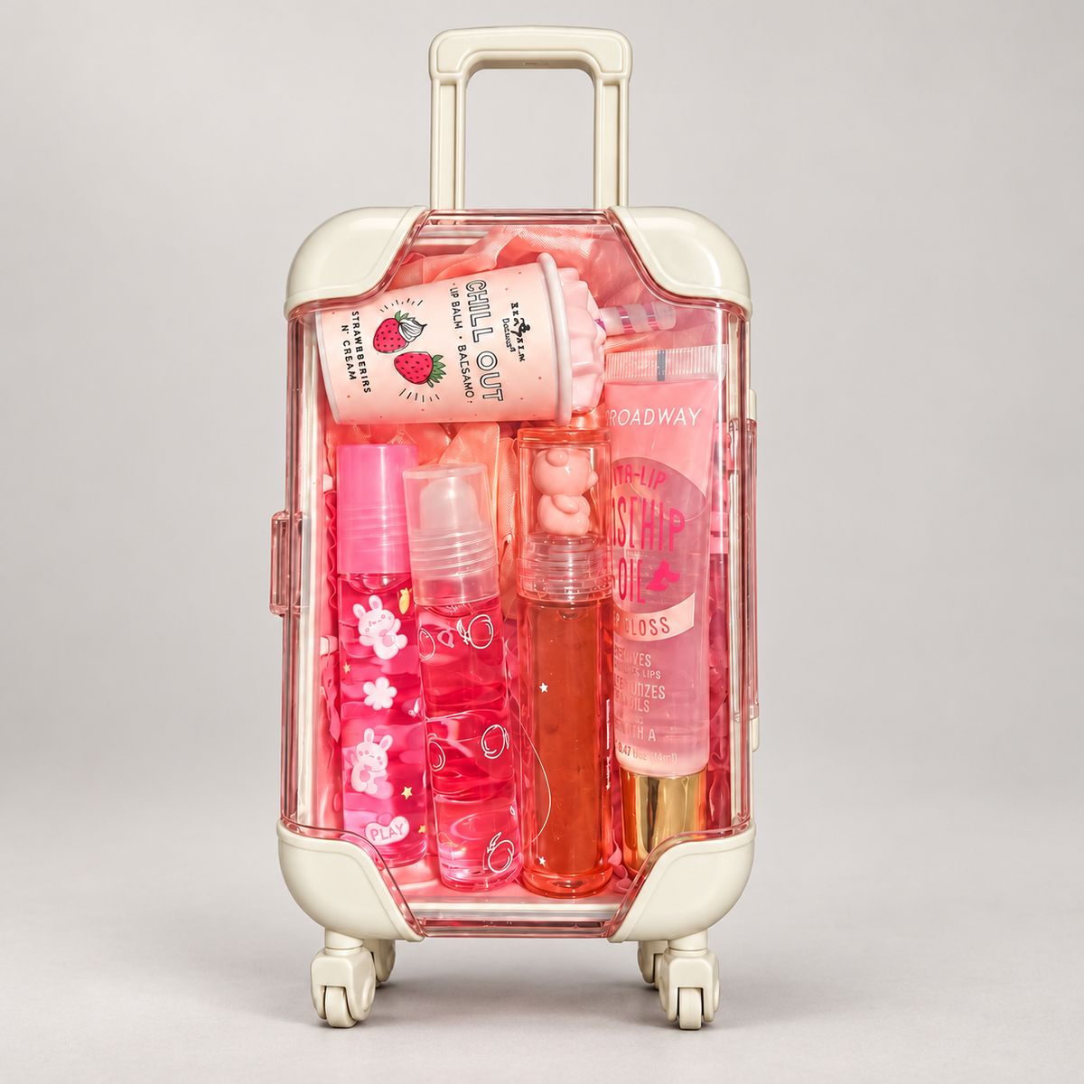 Mini Suitcase Lipgloss Bundle