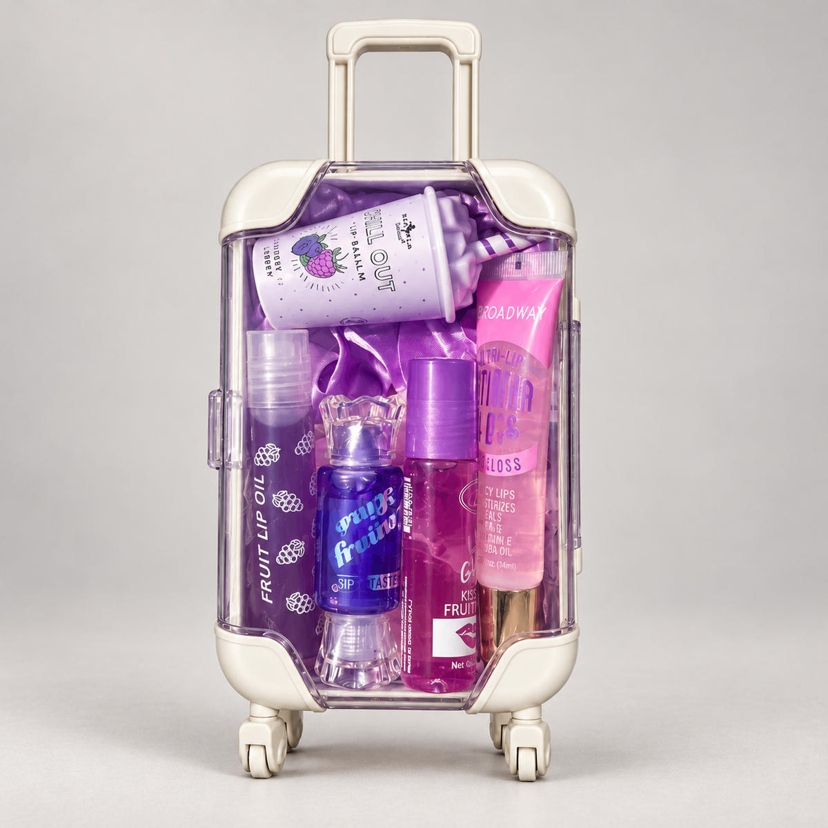 Mini Suitcase Lipgloss Bundle